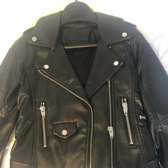 BLNK NYC leather jacket, black, size XS - Picture 3 of 5